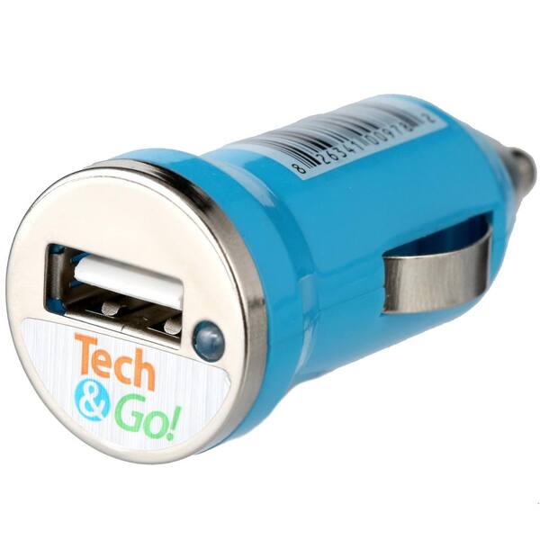 Tech & Go 1 Amp 1-Port Car Charger 141 0299 TG1 - The Home Depot