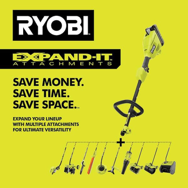 RYOBI 40V Expand-It Cordless Battery Attachment Capable Powerhead
