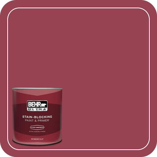 BEHR ULTRA 1 qt. Home Decorators Collection #HDC-CL-04 French Rose Extra Durable Flat Interior Paint & Primer