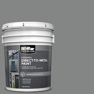 5 gal. #PFC-63 Slate Gray Eggshell Direct to Metal Interior/Exterior Paint