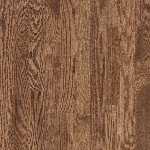 Bruce Plano Low Gloss Saddle Oak 3/4 in. Thick x 3-1/4 in. Wide x Varying Length Solid Hardwood Flooring (22 sqft/case)