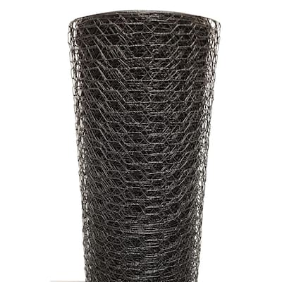  HAIXHX Black Chicken Wire Mesh Plastic Mesh, 8mm