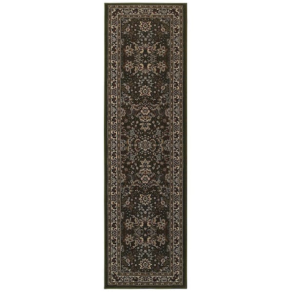 Westminster Green 2 ft. x 8 ft. Runner Rug