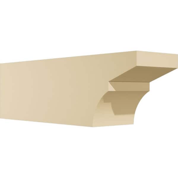 Ekena Millwork Standard Monterey 5 in. W x 6 in. H x 20 in. D Signature Urethane Rafter Tail Outlooker