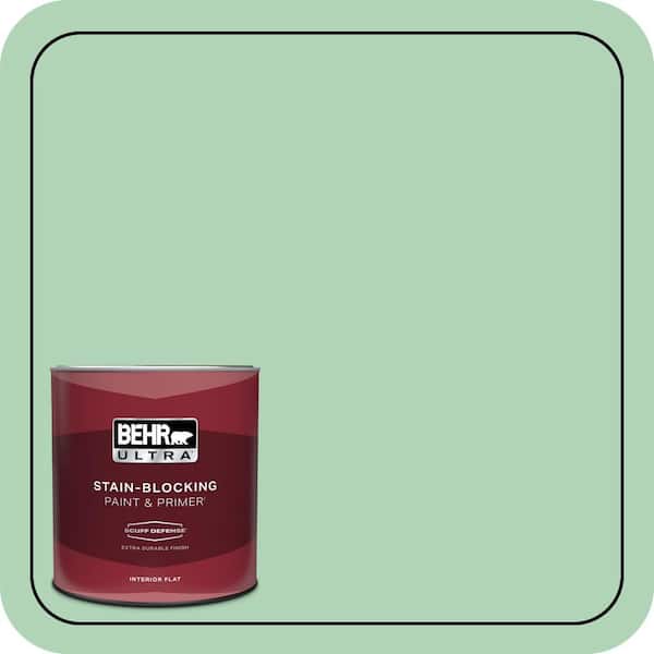 BEHR ULTRA 1 qt. #M410-3 Enchanted Meadow Extra Durable Flat Interior Paint & Primer