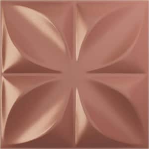 19-5/8"W x 19-5/8"H Alexa EnduraWall Decorative 3D Wall Panel, Champagne Pink (12-Pack for 32.04 Sq.Ft.)