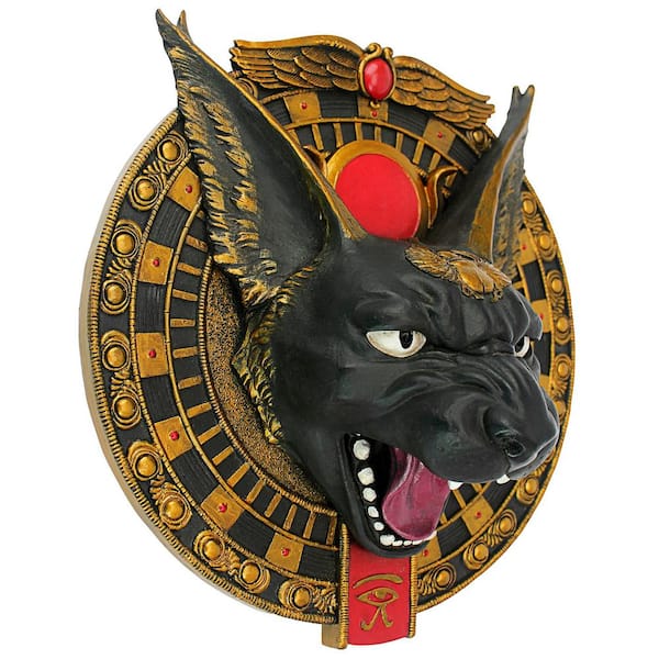 Design Toscano 10.5 in. x 10 in. Bad Tempered Bastet Egyptian Cat Wall Plaque