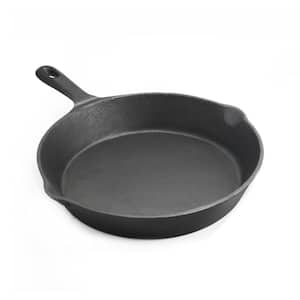 7 in. Cast Iron Skillet in Black