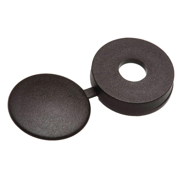 Everbilt 10 Black Pan Head Screw Cover 3-Pieces