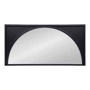 Large Rectangle Black Beveled Glass Contemporary Mirror (42 in. H x 21.5 in. W)