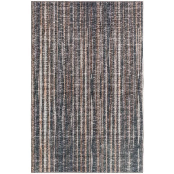 3 x 5 Brown Ombre Runner Rug