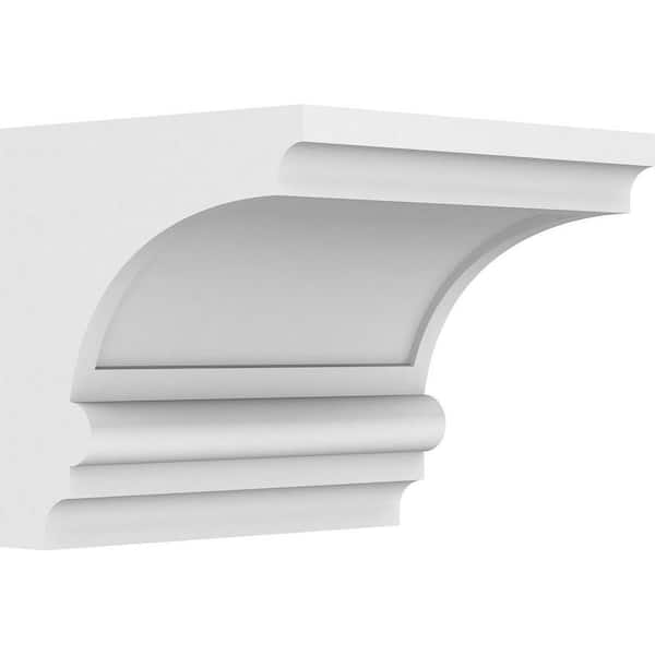 Ekena Millwork 7 in. x 6 in. x 6 in. Standard Diane Architectural Grade PVC Corbel