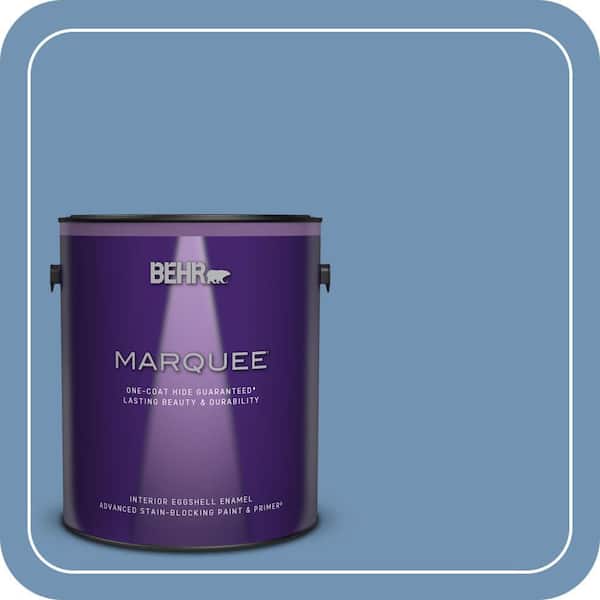 BEHR MARQUEE 1 gal. #T13-5 Belladonna Eggshell Enamel Interior Paint & Primer