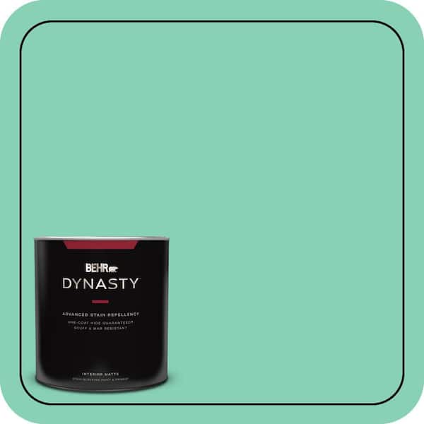 BEHR DYNASTY 1 qt. #P420-3 Tropical Trail Matte Interior Stain-Blocking Paint and Primer