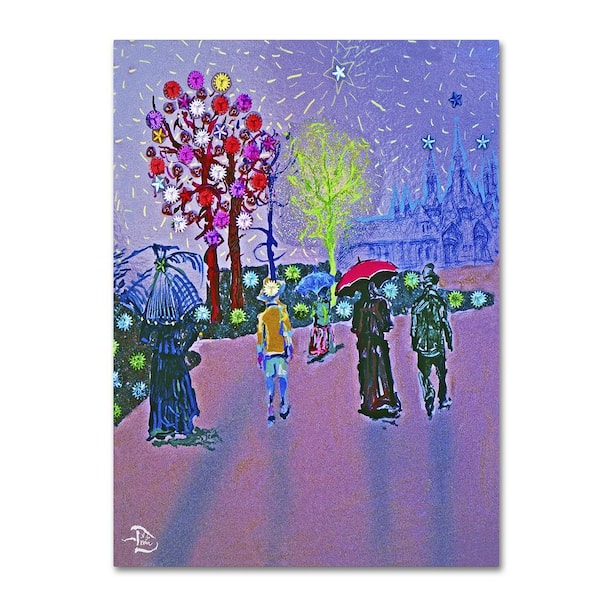 Trademark Fine Art 32 in. x 24 in. "Mortal Ascent" by Lowell S.V. Devin Printed Canvas Wall Art