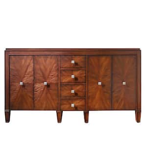 Brentwood 61 in. W x 22 in. D x 34 in. H Vanity Cabinet Only in New Walnut
