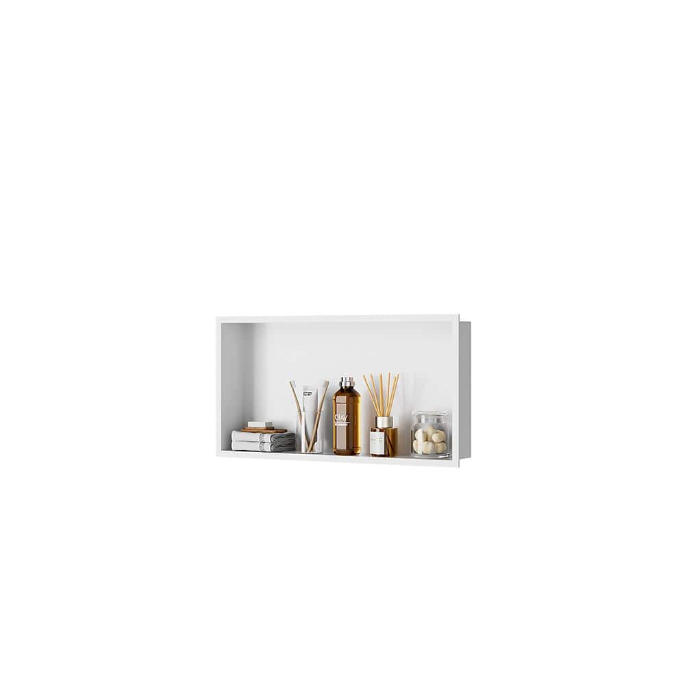 12 in. W x 24 in. D x 4 in. H Stainless Steel #304 Shower Niche Recessed Si