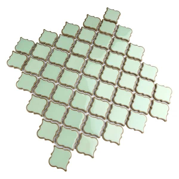 Merola Tile Hudson Tangier Light Green 6 in. x 6 in. Porcelain