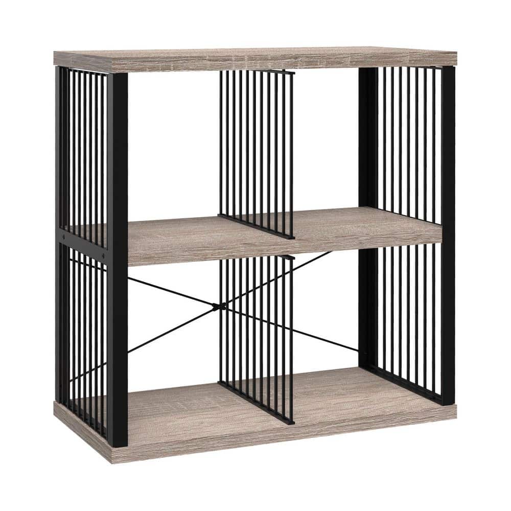 30.55 in. H x 30.20 in. W x 14.96 in. D Mixed Material- Apple Walnut Cube Storage Organizer price history on PriceWatchPro
