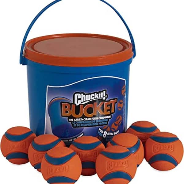Bucket with Ultra Balls Medium 8 pack