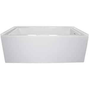 66 in. Factory installed Integral Skirt in White