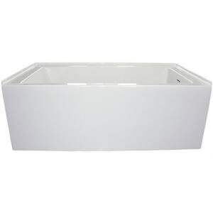 72 in. Factory installed Integral Skirt in White