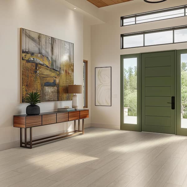 Whitehill Ashwood 9 in. x 48 in. Matte Porcelain Wood Look Floor and Wall Tile (12 sq. ft./Case)