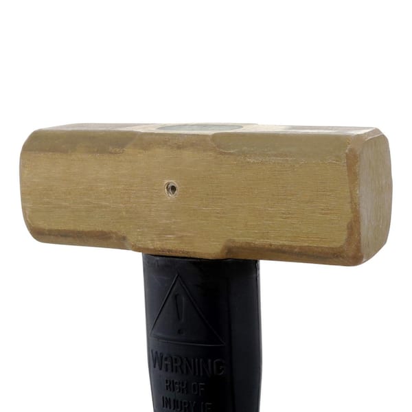 Klein Tools 7HBRFRH10 Brass Sledge Hammer, Fiberglass Rubber Grip Handle,  10-Pound by Klein Tools＿並行輸入