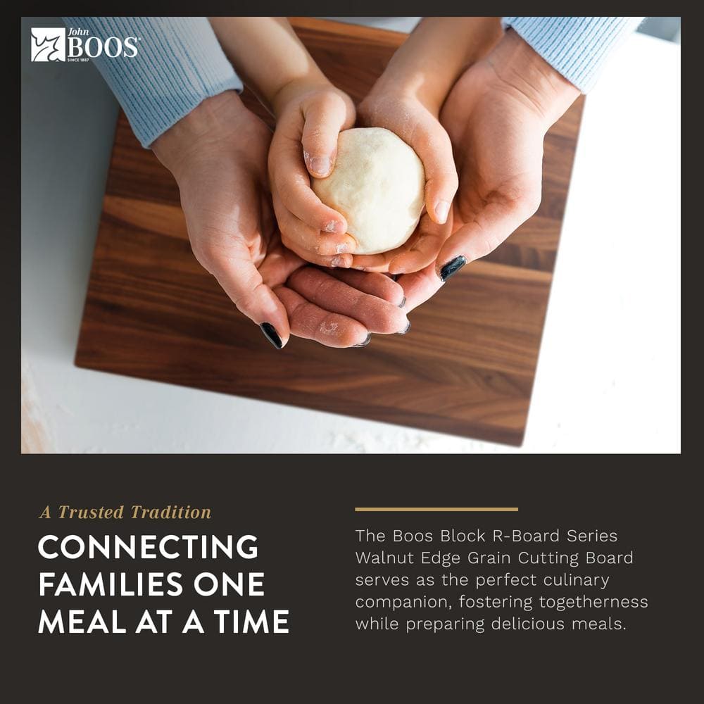 John Boos Large Walnut Reversible Wood Cutting Board