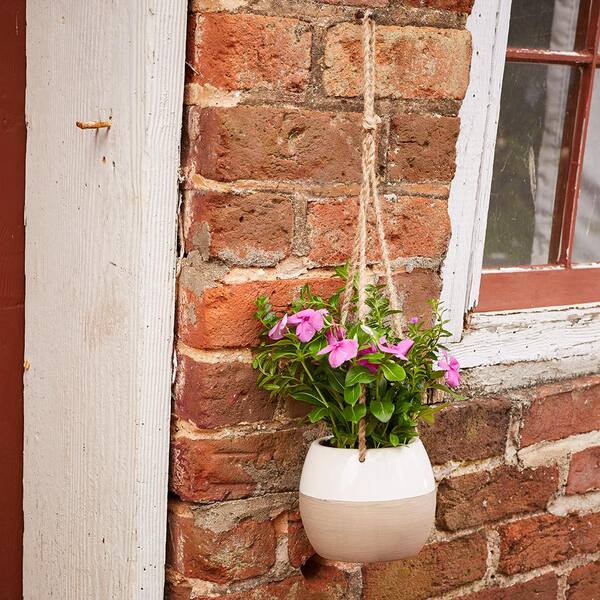 Southern Patio - Havana 6 in. Ceramic Hanging Planter