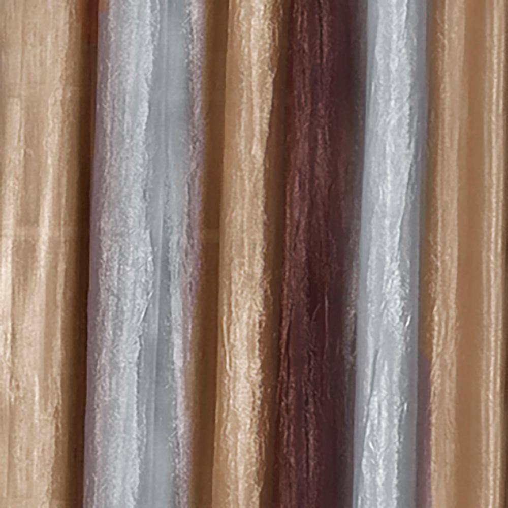 Chocolate Ombre Polyester Tassel Waterfall Valance, 46" x 42"
