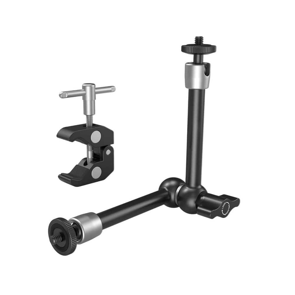 Clamp Articulating Magic Arm Accessory Set Adjustable Friction 9.8 in. with 1/4 3/8 Thread Black (2-Pack) price history on PriceWatchPro