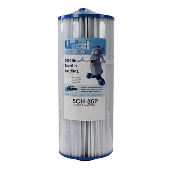Unicel CH Series 5.19 in. Dia 50 sq. ft. Replacement Pool Filter Cartridge with Bar Top Handle