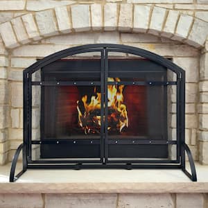 Harper 1-Panel Fireplace Screen with Doors