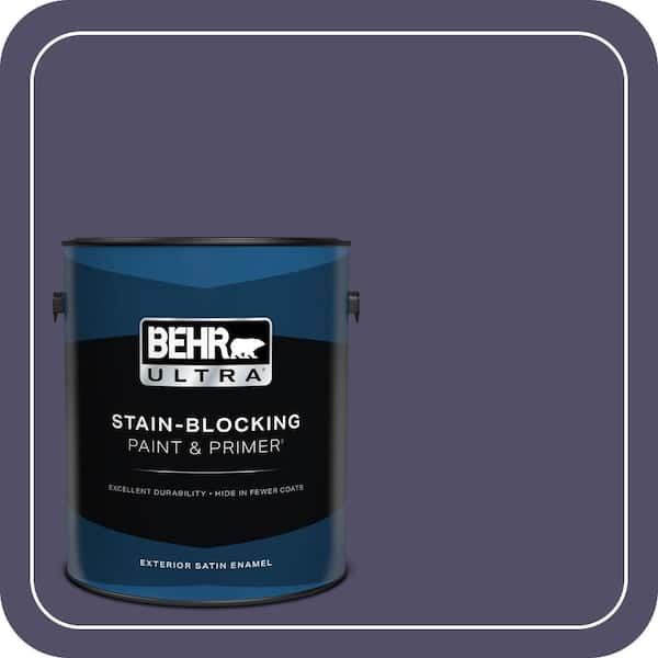 BEHR ULTRA 1 gal. #PPU16-19 Mardi Gras Satin Enamel Exterior Paint & Primer