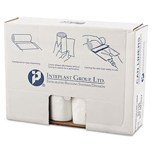 60 Gal. Clear High-Density Can Liner (25/Roll, 8-Rolls/Carton)
