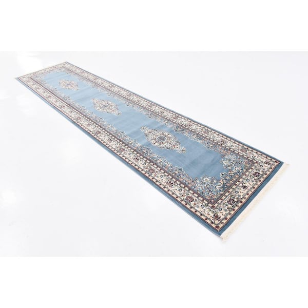 Narenj Windsor Blue 3' 0 x 13' 0 Runner Rug