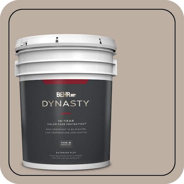 BEHR DYNASTY 5 gal. #N210-3 Barista Flat Exterior Stain-Blocking Paint & Primer