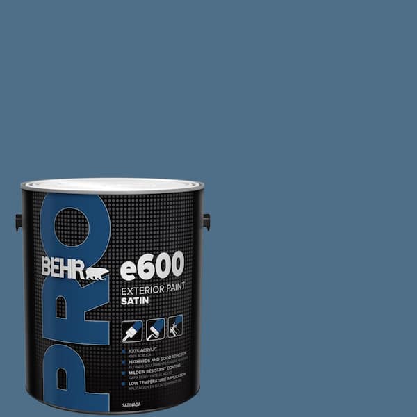 1 gal. #570D-6 Neptune Blue Satin Exterior Paint