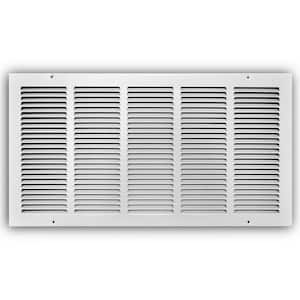 24 in. x 12 in. White Return Air Grille