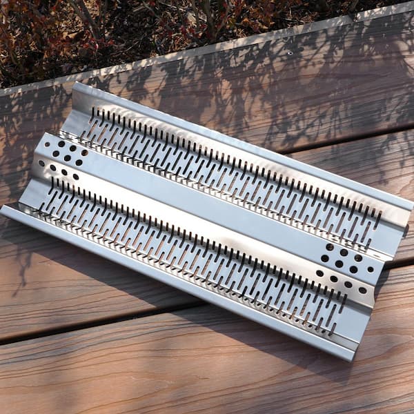 Stainless Steel Smoker/Charcoal Box Tray (2-Pack)