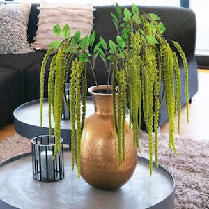 37.5 in Green Artificial Amaranthus Flower Hanging Plant Greenery Foliage Spray (Set of 4)