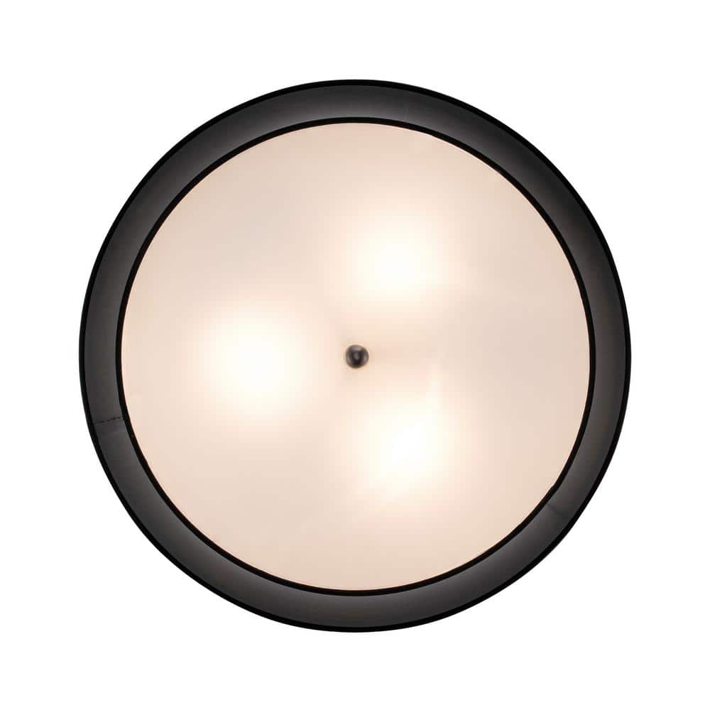 20" Black Linen Drum Pendant with Brushed Nickel Hardware