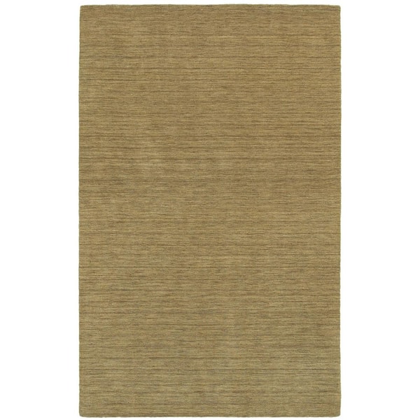 5 ft. x 8 ft. Gold Solid Color Washable Area Rug