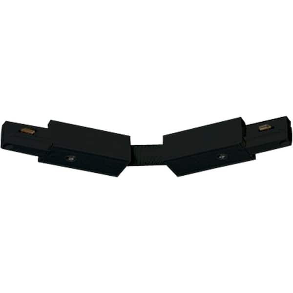 Progress Lighting Alpha Trak Black Flex Connector Accessory