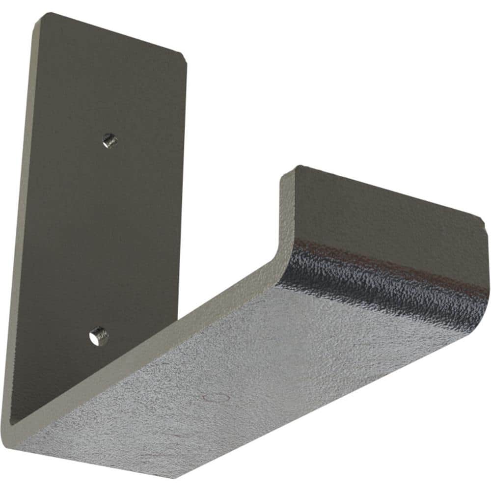 2 in. x 5 1/2 in. x 6 in. Hammered Gray Steel Hanging Shelf Bracket price history on PriceWatchPro