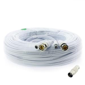 100 ft. Premium 1080p HD Ready BNC Video Power Extension Cable Universal Compatible with All Brands Surveillance CCTV