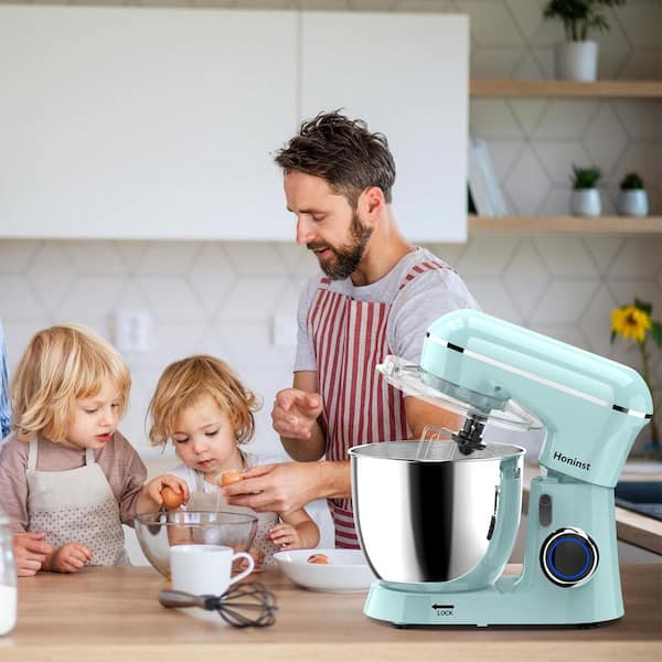 JEREMY CASS BigChef 6.5 Qt. 650-Watt 10-Speed Baby Blue Stand