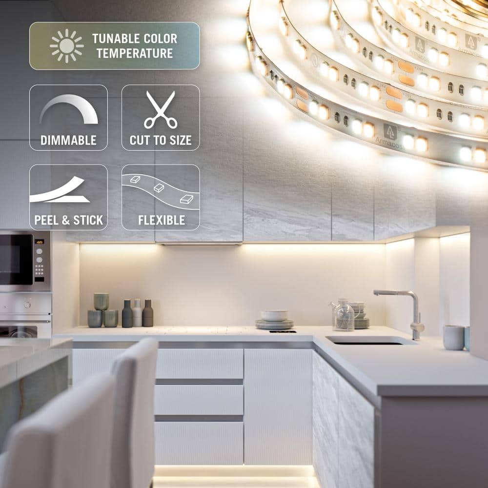 RibbonFlex Pro 8-Foot Tunable White LED Tape Light