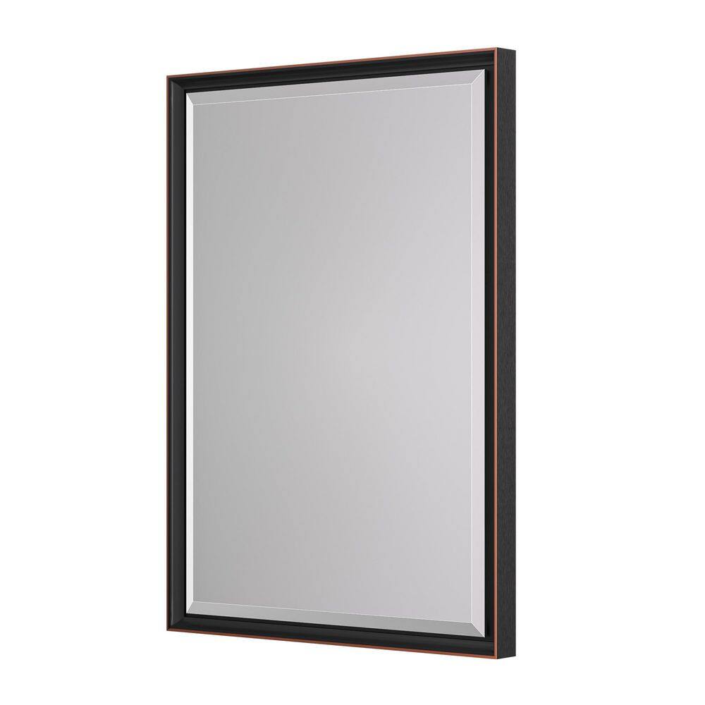 16 in. W x 24 in. H Rectangular Brushed Nickel Mirrors for Bathroom Wall Beveled Mirror Bathroom Vanity Mirror Over Sink price history on PriceWatchPro